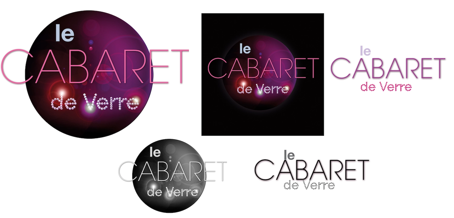 Cabaret de Verre  Logos