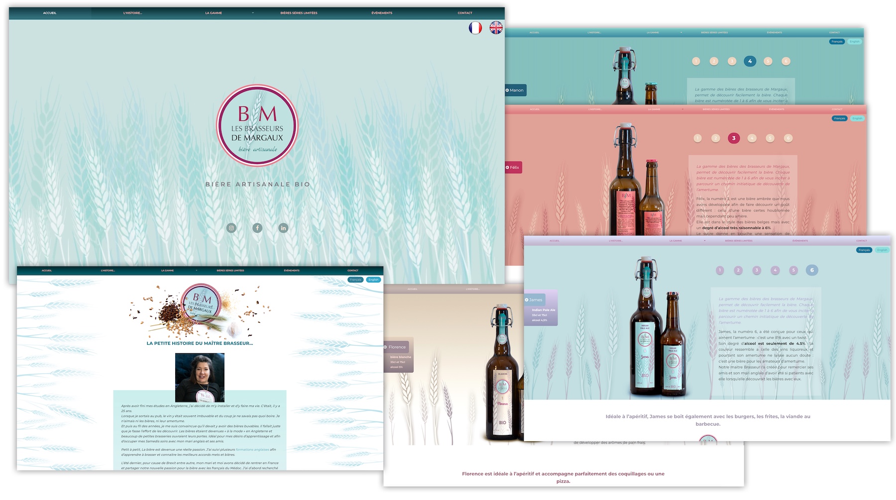 Affiches et flyers Les Brasseurs de Margaux